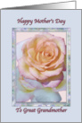 Great Grandmother’s Mother’s Day Card With Peace Rose card