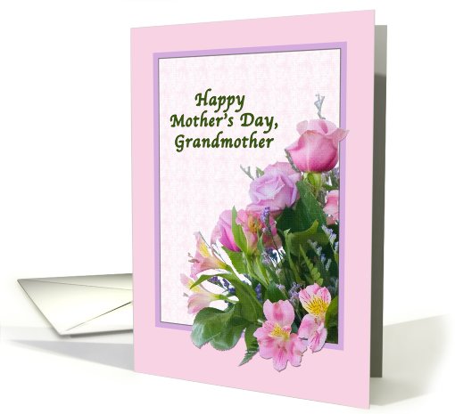Grandmother's Mother's Day Card with Floral Bouquet card (582562)