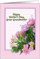 Great Grandmother’s Mother’s Day Card with Floral Bouquet card