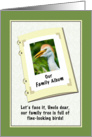 Uncle’s Birthday Card with Cattle Egret card