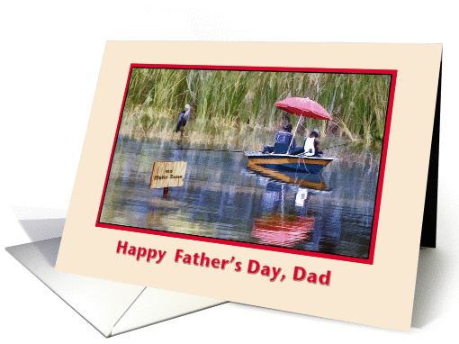 Dad's Father's Day Card for a Fisherman card (595494)