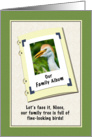 Niece’s Birthday, Humor, Cattle Egret Bird card