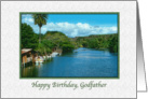 Godfather’s Birthday, Peaceful Hawaiian River card