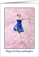 Birthday, Goddaughter, Ballet Dancer and Rose card