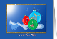 Christmas, Across the Miles, Ballerina, Ornaments card