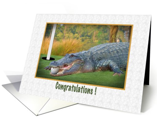 Congratulations, Golf, Hole-In-One card (802339)