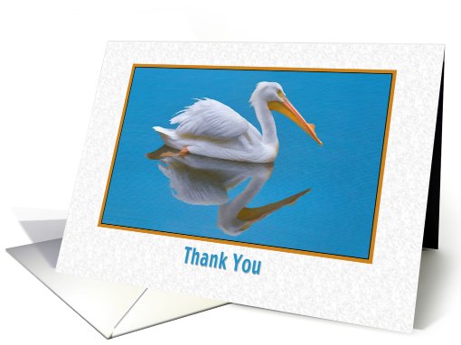 Thank You, White Pelican card (806758)