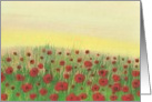 Red Poppies card