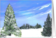 The Woodlands are Filled With Snow!! Christmas is Coming! by Ellie card