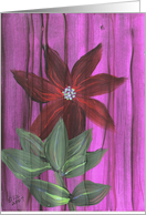 A Pretty Red Poinsettia to Brighten Your Christmas!by Ellie card