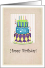 The Grand Birthday Cake card