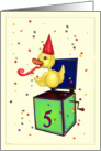 Because You’re Five - Birthday card