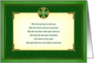 May The Road Rise To Meet You - St. Patrick’s Day Irish Blessing card
