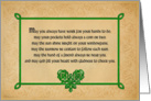 May You Always Have Work - St. Patrick’s Day Irish Blessing card