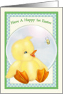 Duck - A First Easter card