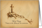 Rejoice in the Glory - Religous Easter Greeting card