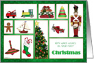 Christmas Toys -First Christmas Greeting card