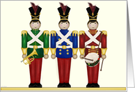 Christmas Toy Soldiers card