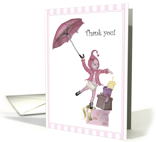 Precious Gifts Thank You- Girl card (118793)