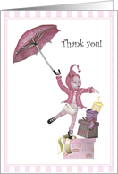 Precious Gifts Thank You- Girl card