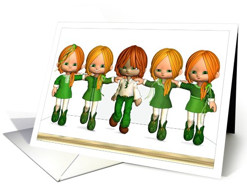 St. Patrick's Pond Dance card (132248)