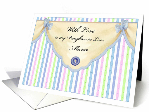 Motherhood Blessing For Daughter-in-Law card (1439520)