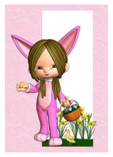 Easter Bunny - girl