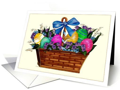 Easter Basket card (159645)