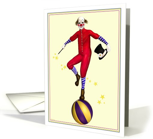 Presto The Clown - Birthday card (169748)