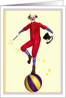 Presto The Clown - Birthday card