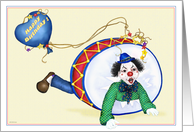 Silly Sam The Clown - Birthday card