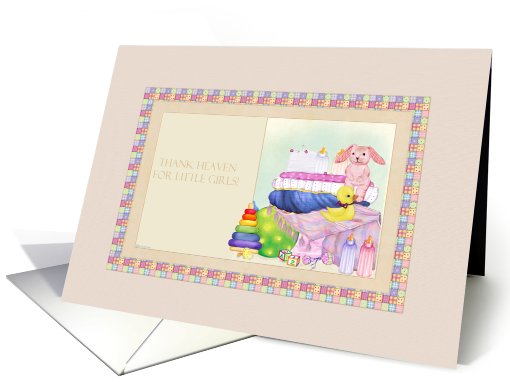 Everything Pink - Congratulations Baby Girl card (225369)
