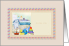 Baby Boy Thank You card