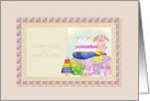 Baby Girl Shower Invitation card