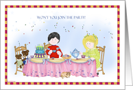 Kids Party Invitation card