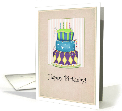 The Grand Birthday Cake card (225457)