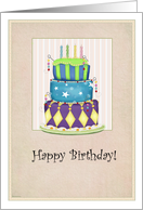 The Grand Birthday Cake card