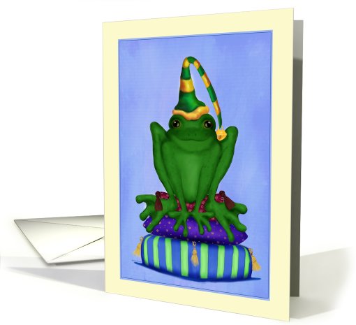 The Royal Frog - Get Well card (225479)