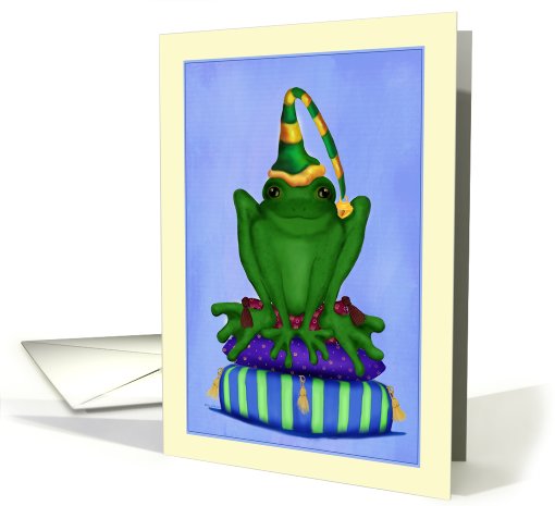 The Royal Frog - Thinking of You card (225481)