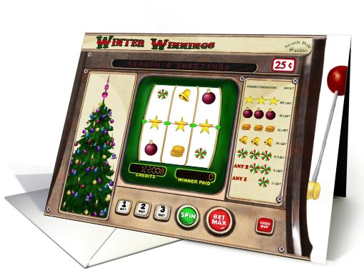 Winter Winnings Christmas Jackpot card (256465)