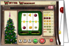 Winter Winnings Christmas Jackpot card