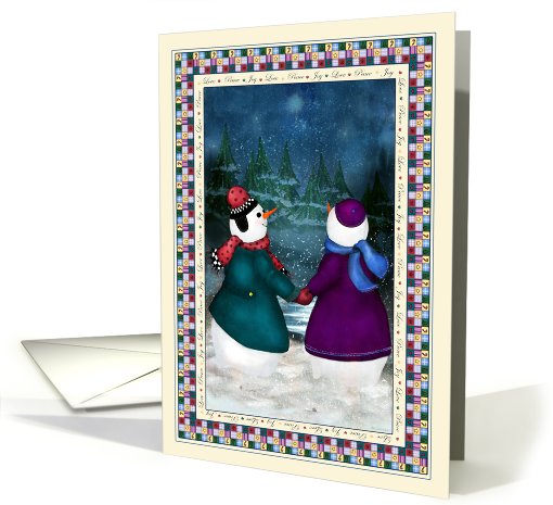 Forever Friends At Christmas card (257483)