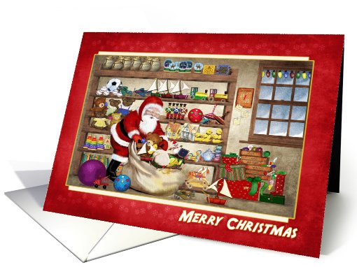 Santa's Christmas Workshop card (257531)