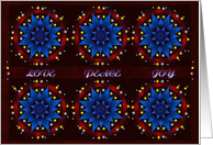 Love, Peace, Joy Christmas card