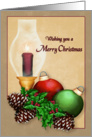 Christmas Traditional Warmth card