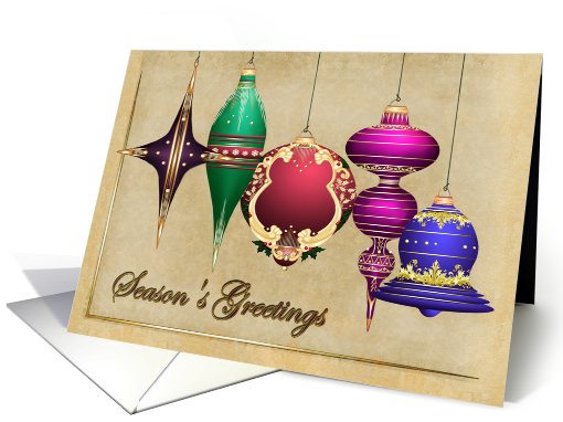 Christmas Gold card (257561)