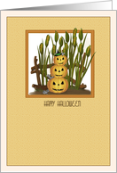 Halloween Pumpkin Totem card