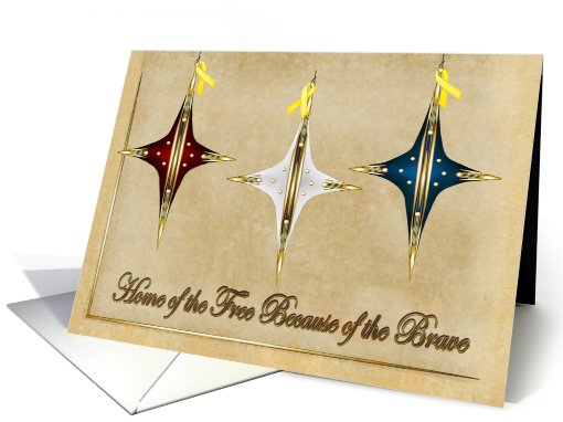 Home of the Free - Patriotic Christmas card (272299)