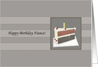 Happy Birthday Fiance card