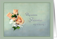 Wedding Congratulation - Godmother card